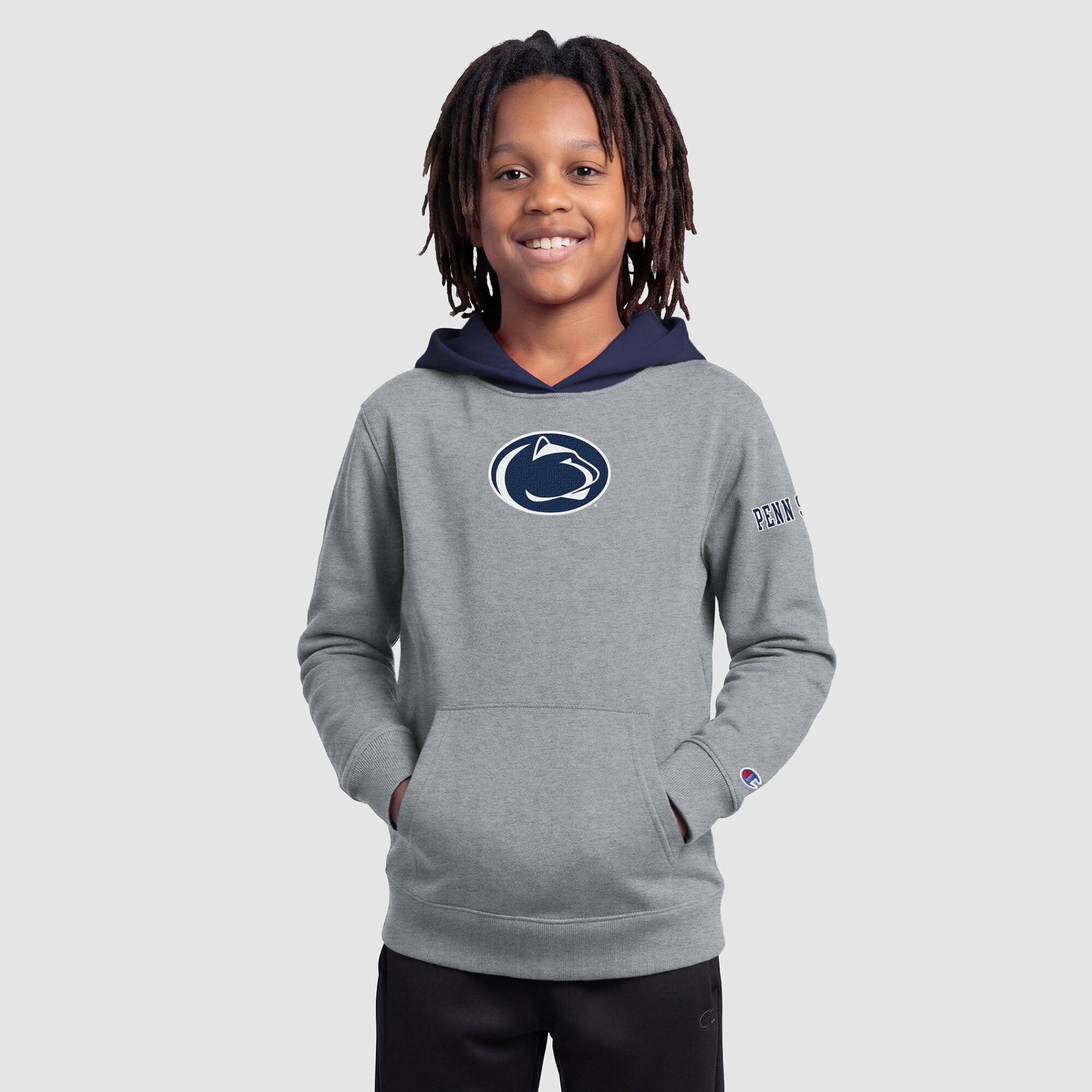 Youth Champion Navy Penn State Nittany Lions Fleece Hoodie