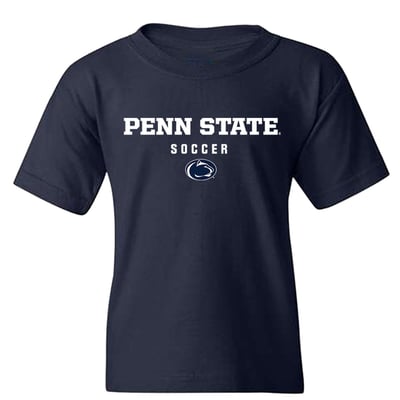 Penn State Nittany Lions Youth NIL Pick-A-Player Women's Soccer Shirsey T-Shirt - Navy
