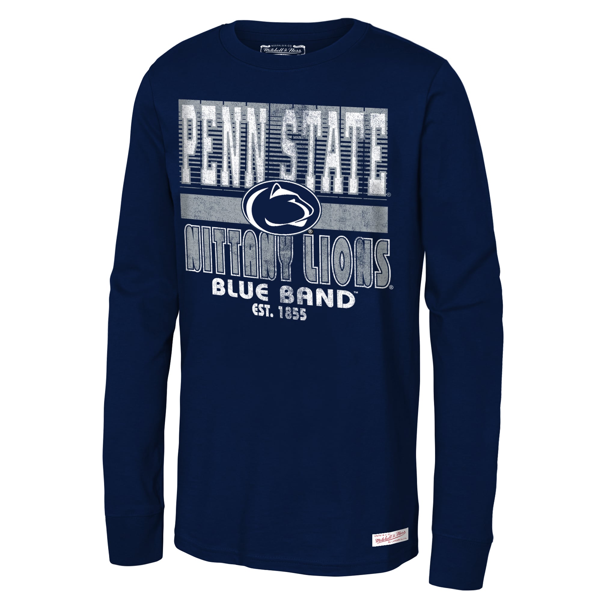 T-shirt à manches longues rétro Penn State Nittany Lions bleu marine pour jeunes