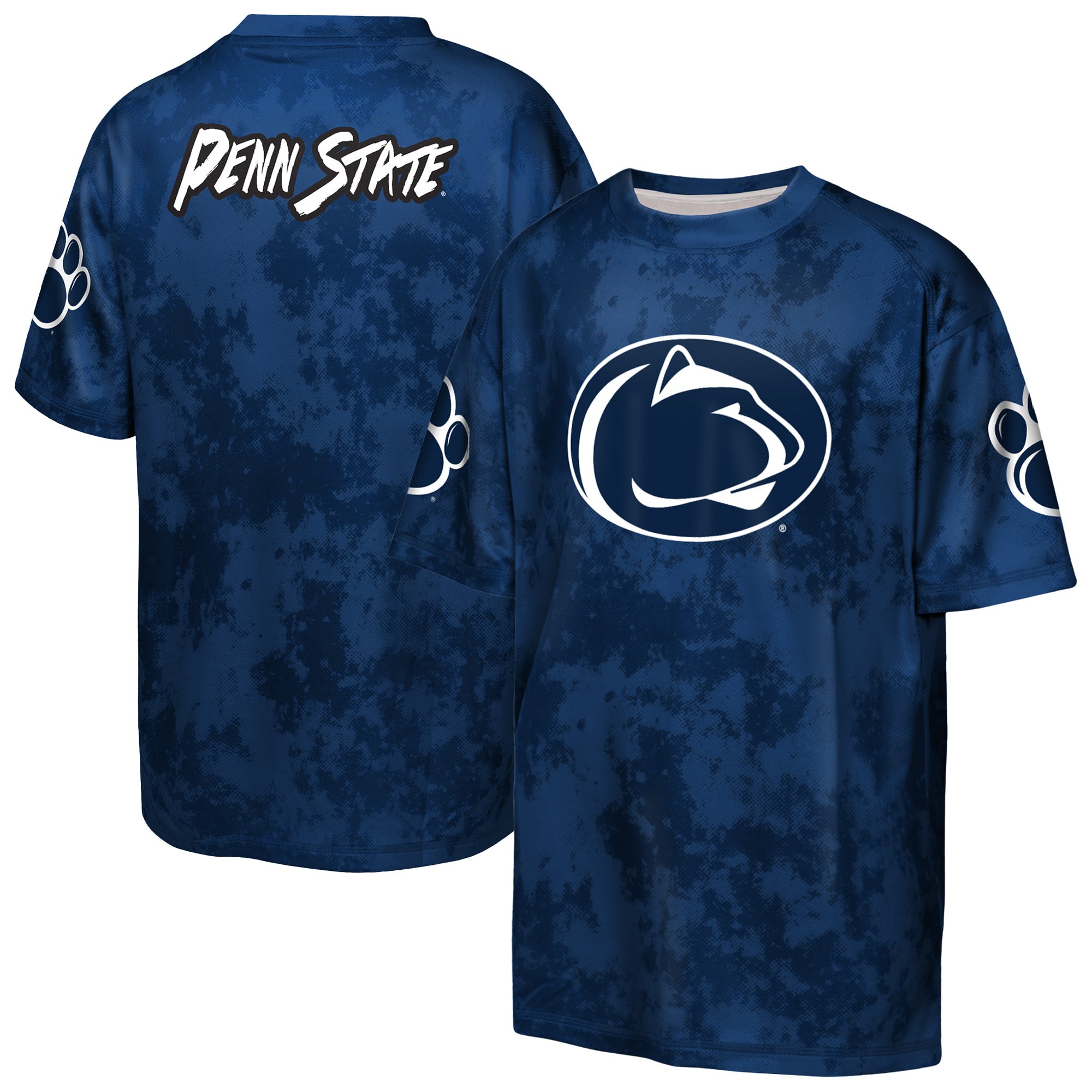 Youth Outerstuff Navy Penn State Nittany Lions Off-Side Sublimated T-Shirt