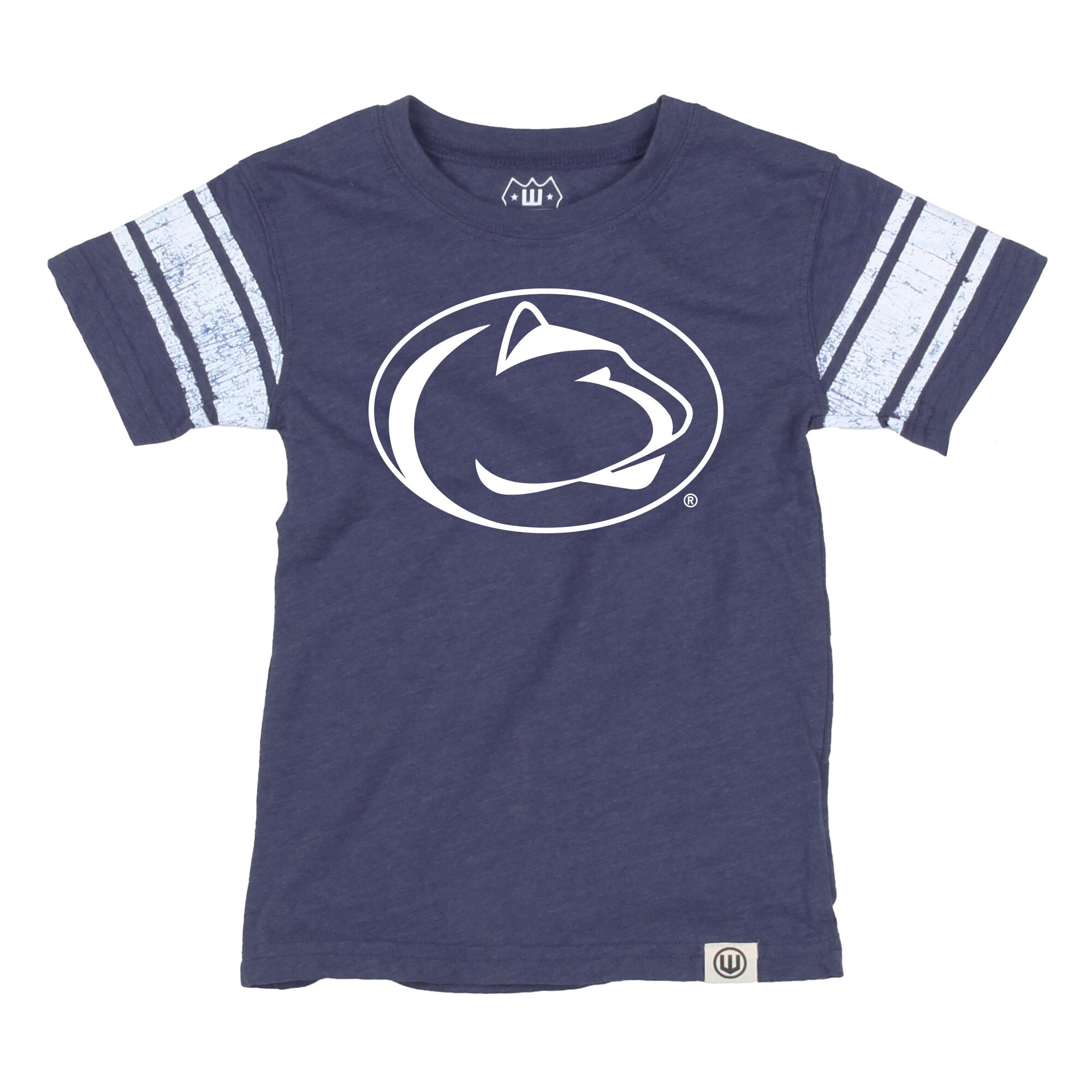 T-shirt de football américain Penn State Nittany Lions pour jeunes, Wes et Willy, bleu marine