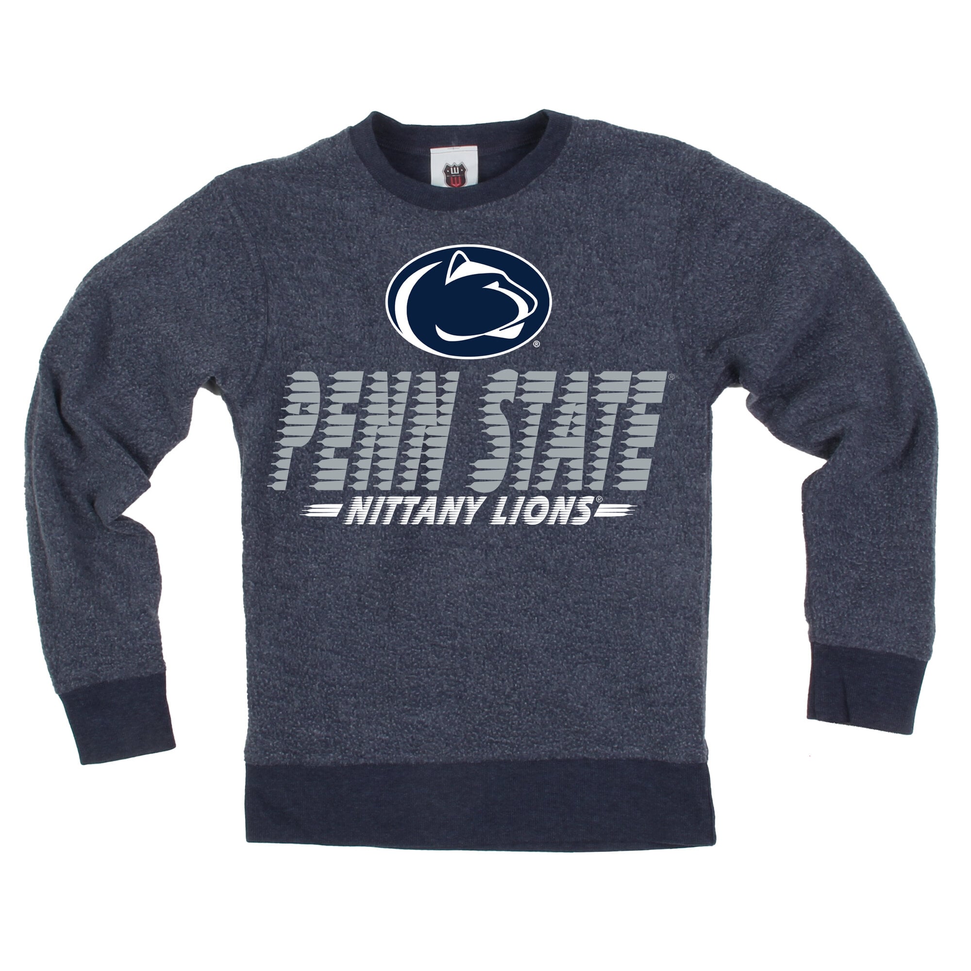 Youth Wes & Willy  Navy Penn State Nittany Lions Reversible Sweatshirt