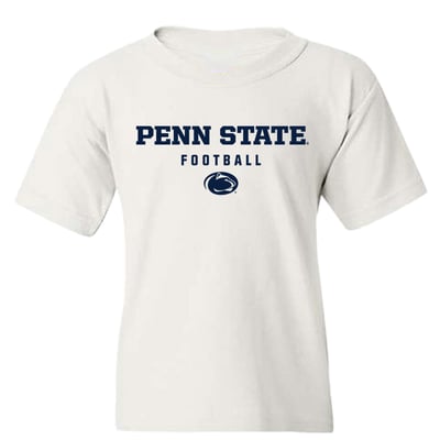 Penn State Nittany Lions Youth NIL Pick-A-Player Football Shirsey T-Shirt - White