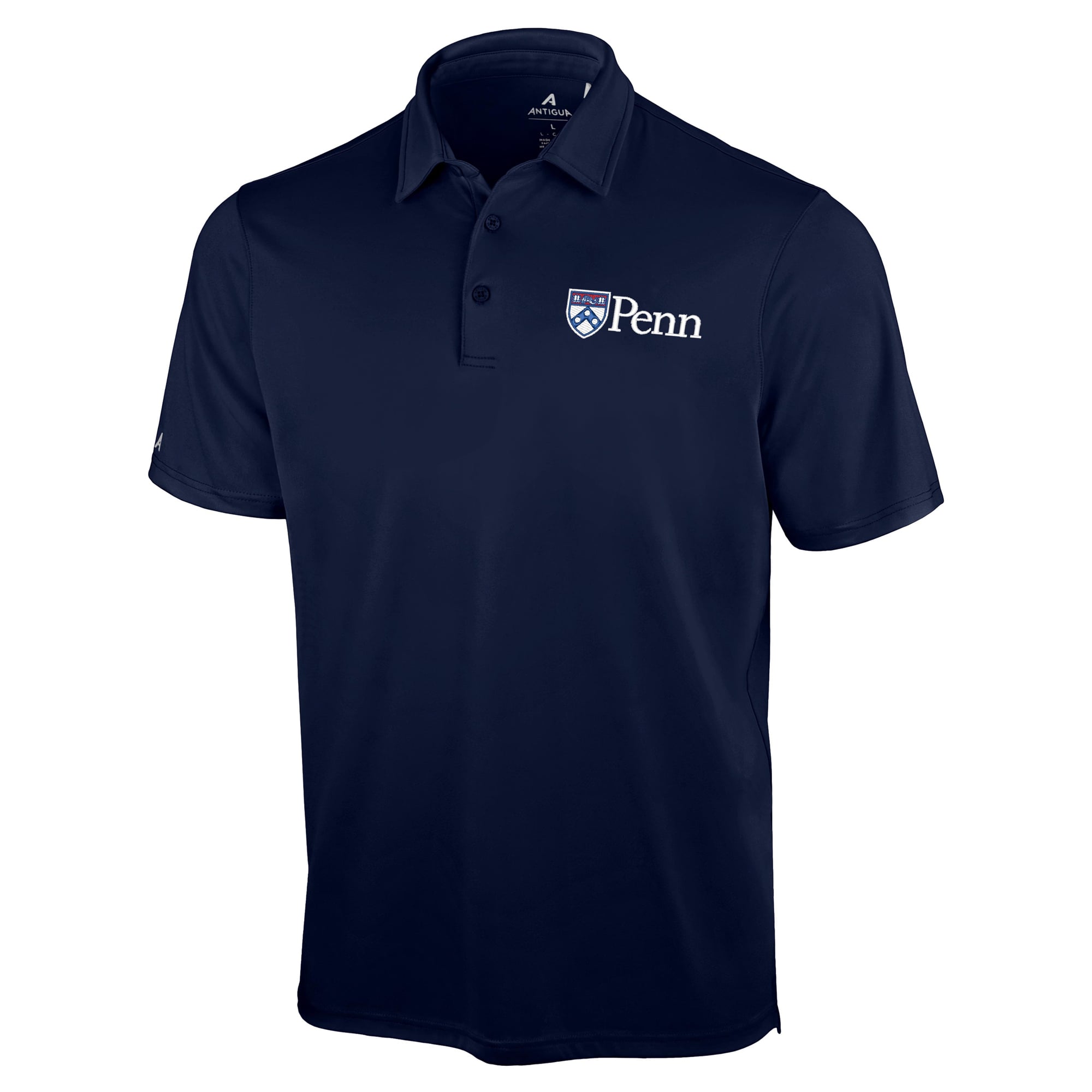 Polo Antigua Navy Pennsylvania Quakers Unshakable Solid pour homme