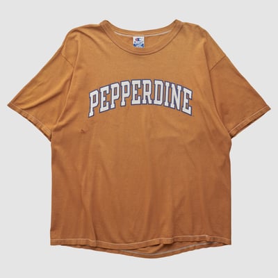 Pepperdine Waves Champion 90s T-shirt - Clay - L by Fanatics Real Vintage