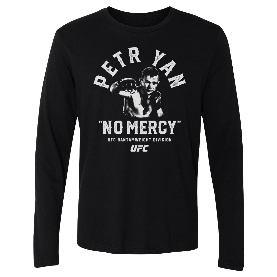 Men's 500 Level Black Petr Yan Retro Long Sleeve T-Shirt
