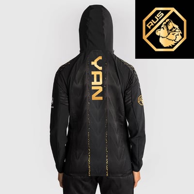  Petr Yan UFC Zenith by Venum Women's Authentic Fight Night Champion Full-Zip Walkout Hoodie - Black