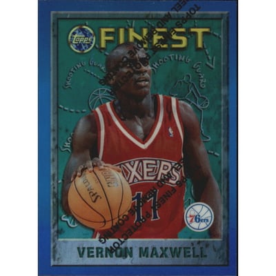 1995-96 Finest Refractors #166 Vernon Maxwell