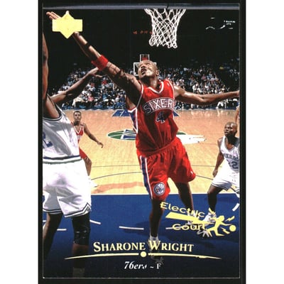 1995-96 Upper Deck Electric Court Gold #90 Sharone Wright