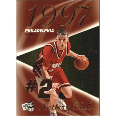 1997 Press Pass Double Threat Lotto #LC2A Keith Van Horn