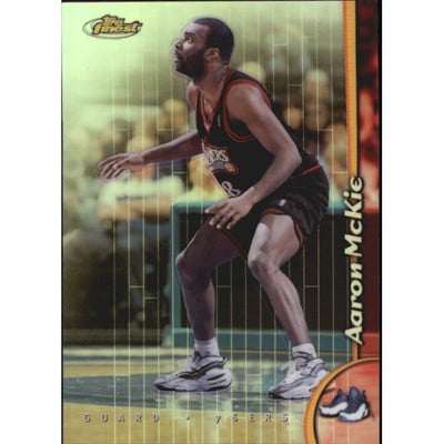 1998-99 Finest No Protectors Refractors #110 Aaron McKie