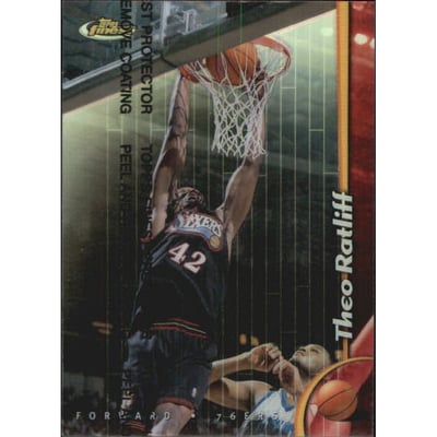 1998-99 Finest Refractors #18 Theo Ratliff