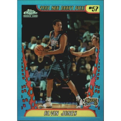 2001-02 Topps Chrome Refractors #164 Alvin Jones