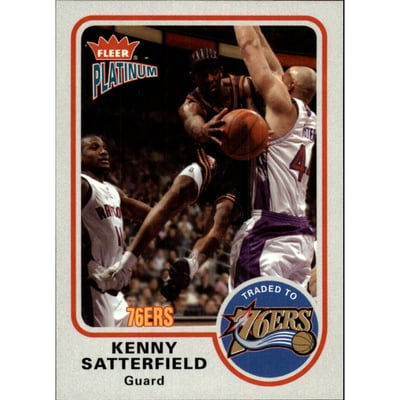 2002-03 Fleer Platinum Finish #77 Kenny Satterfield