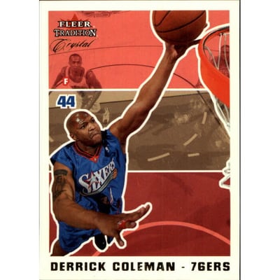 2003-04 Fleer Tradition Crystal #50 Derrick Coleman