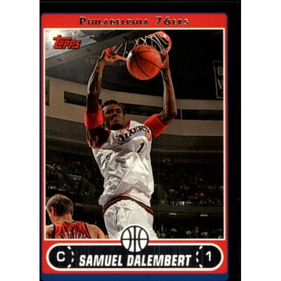2006-07 Topps Black #188 Samuel Dalembert