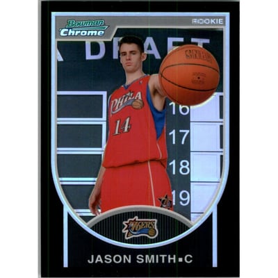 2007-08 Bowman Chrome Refractors Black #137 Jason Smith