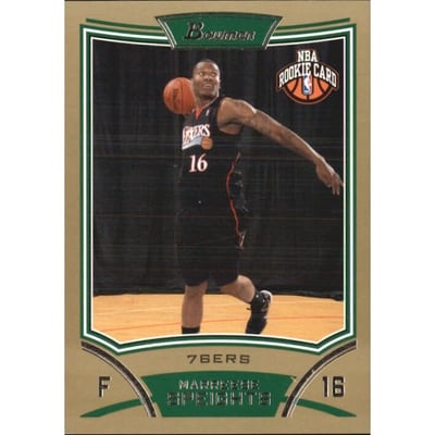 2008-09 Bowman Gold #125 Marreese Speights