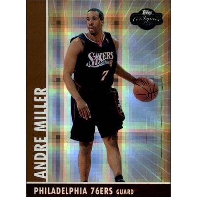 2008-09 Topps Co-Signers Hyper Bronze #81 Andre Miller