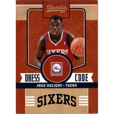 2010-11 Classics Dress Code Gold #17 Jrue Holiday