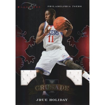 2010-11 Elite Black Box Crusade Materials #60 Jrue Holiday