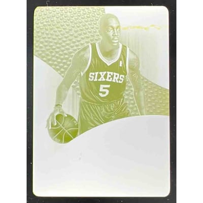 2012-13 Immaculate Printing Plates Yellow #157 Arnett Moultrie 1/1