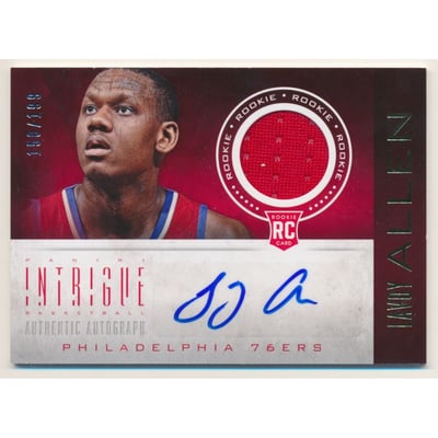 2012-13 Panini Intrigue #112 Lavoy Allen JSY AU/199 RC