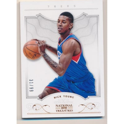2012-13 Panini National Treasures #75 Nick Young