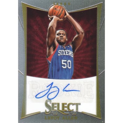2012-13 Select Prizms #230 Lavoy Allen AU/199