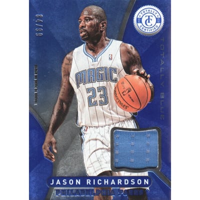 2012-13 Totally Certified Blue Materials #22 Jason Richardson/99