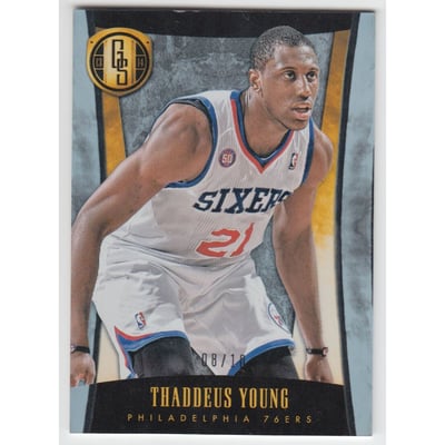 2013-14 Panini Gold Standard Platinum #163 Thaddeus Young