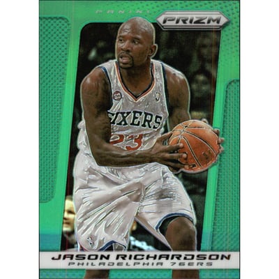 2013-14 Panini Prizm Prizms Green #62 Jason Richardson