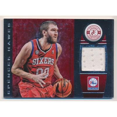 2013-14 Totally Certified Materials Red #34 Spencer Hawes/25