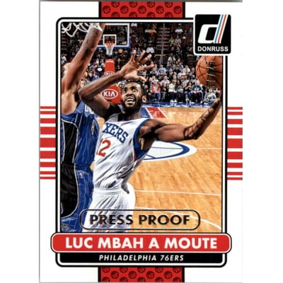 2014-15 Donruss Press Proofs Silver #24 Luc Mbah a Moute