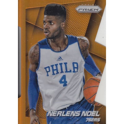 2014-15 Panini Prizm Prizms Orange Die Cut #20 Nerlens Noel