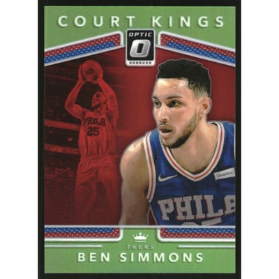 2017-18 Donruss Optic Court Kings Lime Green #1 Ben Simmons
