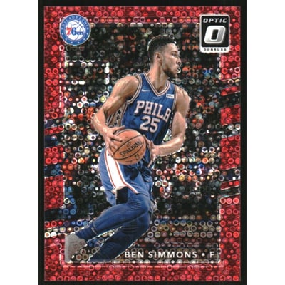 2017-18 Donruss Optic Fast Break Red #114 Ben Simmons
