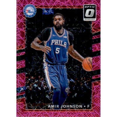 2017-18 Donruss Optic Pink Velocity #115 Amir Johnson