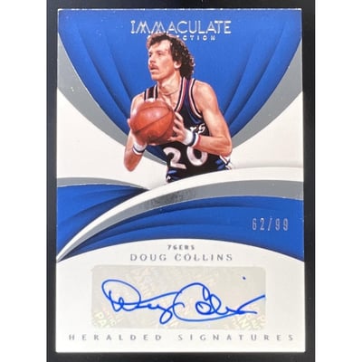 2017-18 Immaculate Collection Heralded #HS-DCL Doug Collins Auto /99