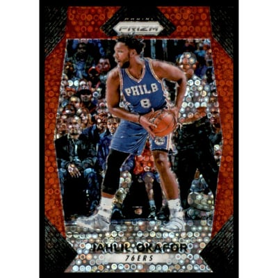 2017-18 Panini Prizm Prizms Fast Break Red #6 Jahlil Okafor