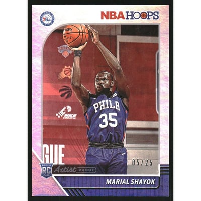 2019-20 Hoops Artist Proof #252 Marial Shayok