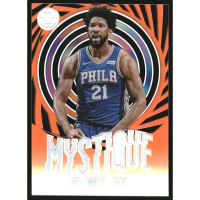 2019-20 Panini Illusions Mystique Orange #5 Joel Embiid