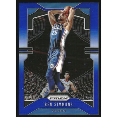 2019-20 Panini Prizm Prizms Blue #198 Ben Simmons