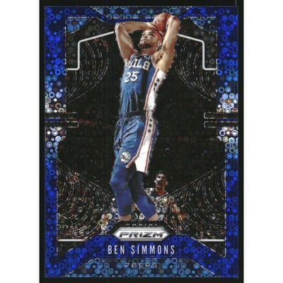 2019-20 Panini Prizm Prizms Fast Break Blue #198 Ben Simmons