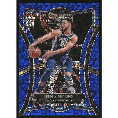 2019-20 Select Prizms Disco Blue #162 Ben Simmons