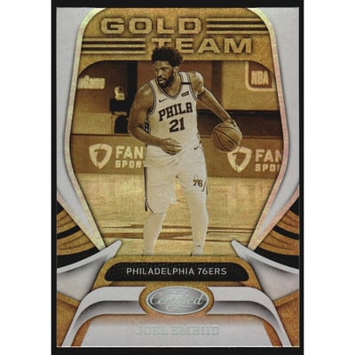 2020-21 Certified Gold Team #25 Joel Embiid