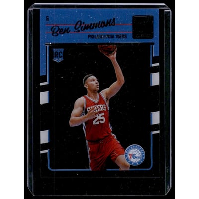 2020-21 Clearly Donruss Retro Rated Rookie '16-17 #5 Ben Simmons