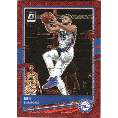 2020-21 Donruss Optic Choice Red #111 Ben Simmons