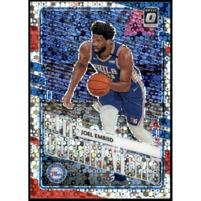 2020-21 Donruss Optic Elite Dominators Fast Break #25 Joel Embiid