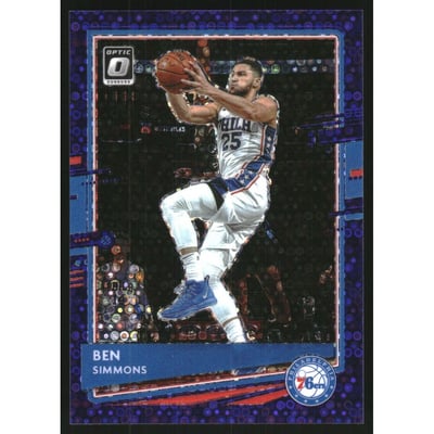 2020-21 Donruss Optic Fast Break Purple #111 Ben Simmons